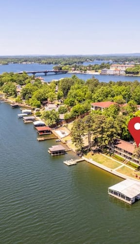 Long Island Lake Resort aerial view