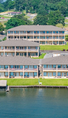 Waters Edge condos on Lake Hamilton