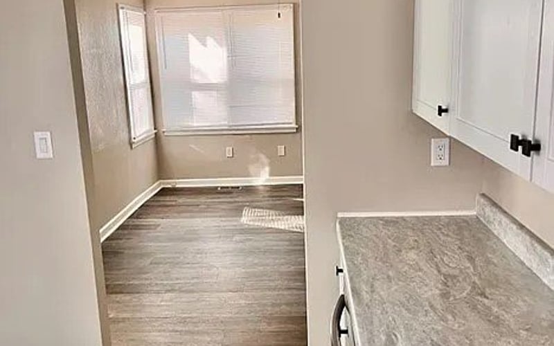 Kitchen to living area view