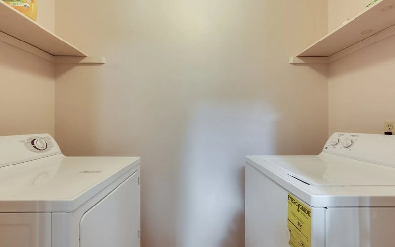 In-unit washer and dryer
